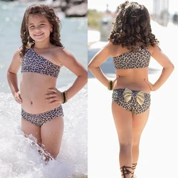2018 Cute Biquni 3pcs Kids Baby Girl Leopard Bow Bikini Set Swimwear Swimsuit Bathing Suit Kid/Children Two Pieces Swimming Suit 2018 Cute Biquni 3pcs Kids Baby Girl Leopard Bow Bikini Set Swimwear Swimsuit Bathing Suit Kid/Children Two Pieces Swimming Suit