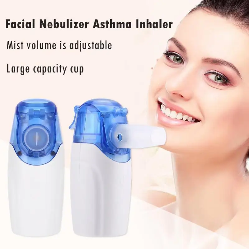 

Portable Micro Mesh Ultrasonic Handheld Atomizer Facial Nebulizer Mist Asthma Inhaler Humidifier Nebulizer Beauty Instrument