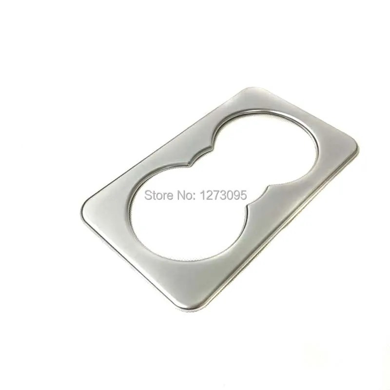 

For F-PACE 2018 ABS Water Cup Holder Cover Trim Frame Protectors Sticker Car Styling Accessory