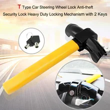 Противоугонная блокировка рулевого колеса для автомобиля, защита для автомобиля, внедорожника, Стайлинг автомобиля, новинка