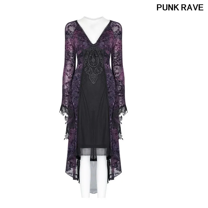 

Gothic Classical Gorgeous Fashion Party Sexy Elegant Formal Dress Victorian Goddess Mid-length Women Dress punk rave OQ-388LQF