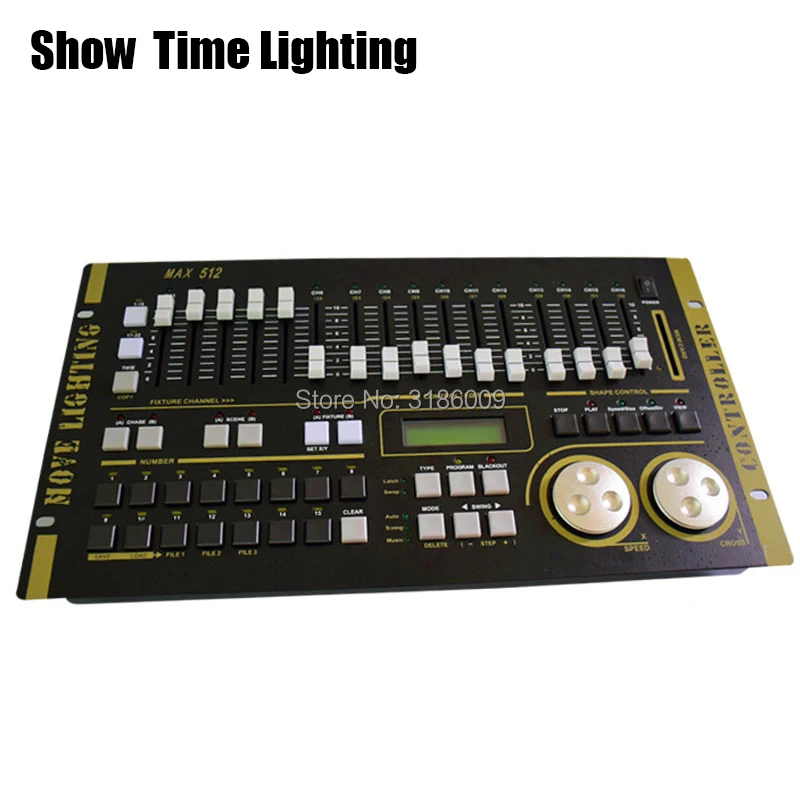  SHOW TIME Max 512 DMX Controller Stage light MAX 512 Master console for XLR-3 led par beam moving h - 32993822008