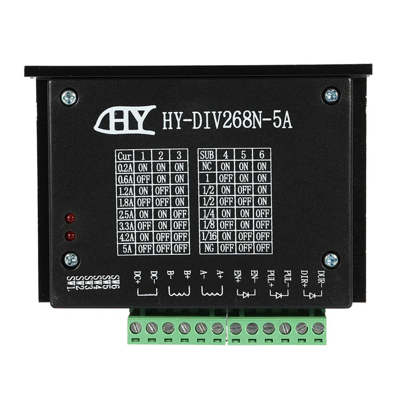 

TB6600 0.2-5A CNC Engraving Machine Stepper Motor Driver Controller Single-Axis Two Phase Hybrid Stepper Motor for CNC