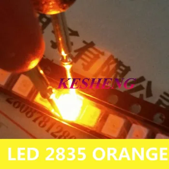 

SMD LED 2835 lamp beads highlight 0.2W orange amber light-emitting diode/4000PCS