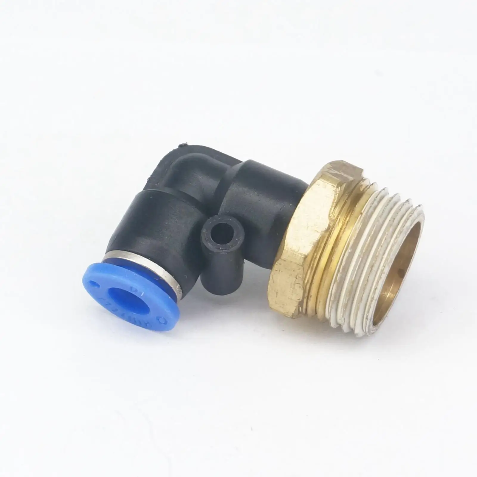 

LOT 5 1/2" BSP Male to Fit Tube O/D 6mm Pneumatic Elbow Push In Connector Union Quick Release Air Fitting Plumbing