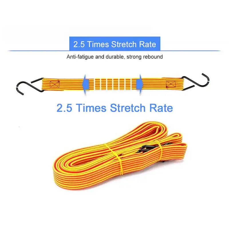 Electric Car Trunk Tied Rope Bicycle Motorcycle Express Pull Rope Elastic Strap Tied Luggage Wrapped Belt in Binding