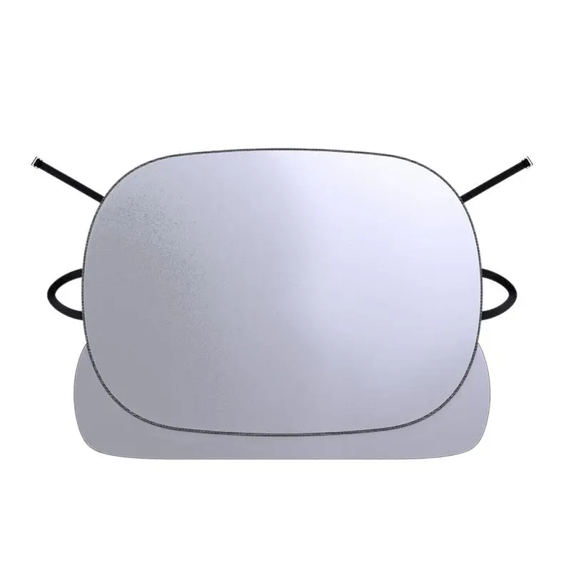 

Summer Car Windshield Insulated Sun Protection Cover Front Hanging Type Protector Anti-Theft Windproof Buckle Auto Accessories