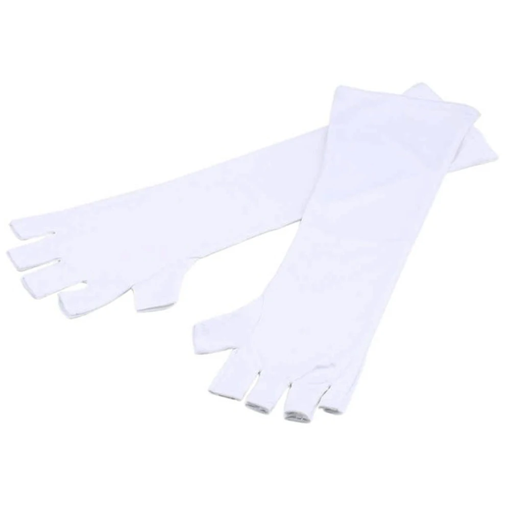

1 Pair UV Protection Nail Art UV Gel Anti UV Glove for UV Light Lamp Radiation Protection Manicure Nail Art Dryer Tools 36.5x8c
