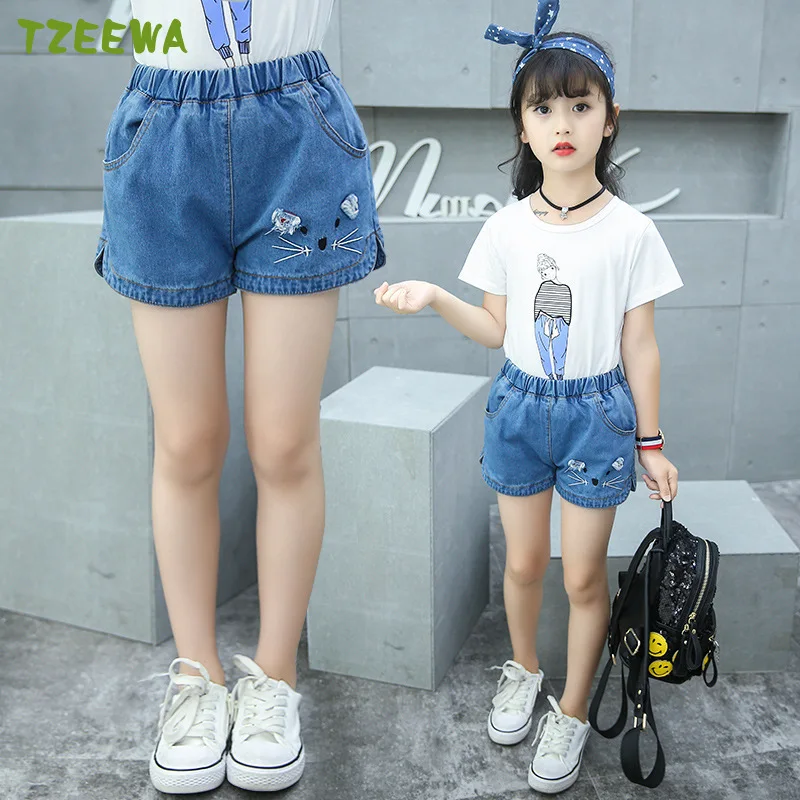 

Casual Baby Girls Shorts 2019 Summer Girl Short Pants Kids Jeans For Children Denim Girl Short Children Clothing