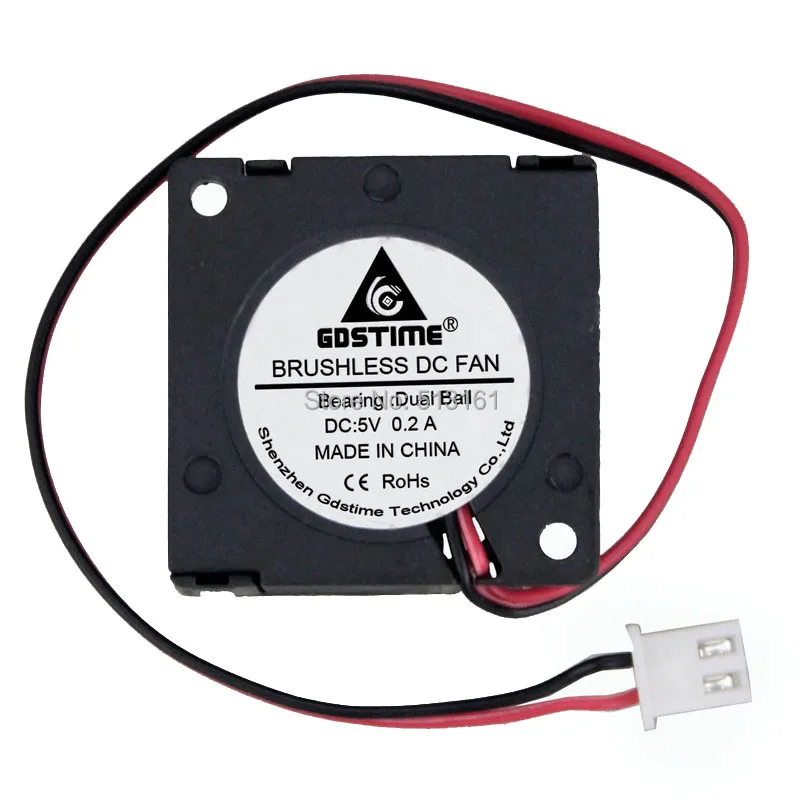 10 Pieces Gdstime 3D Printer Fan 5V 30mm * 10mm 30mm 3cm  Brushless Blower Cooling Cooler Fan Small Turbo Blower Cooler