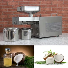 Автоматический экстрактор кокосового масла из нержавеющей стали, производитель кокосового масла, мини-пресс для масла для кокоса и семян