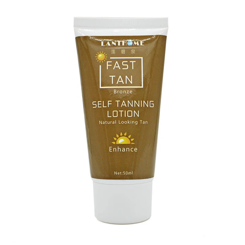

HTHL-LANTHOME Fast Bronze Self Sun Tanning Cream Lotion Tanning Enhance Body Cream Natural Darken Color Stay 1 Week Looking Ta