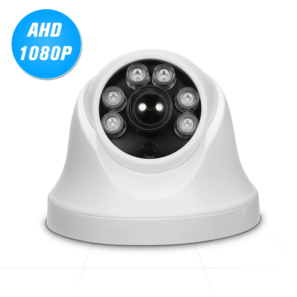Купольная камера видеонаблюдения с широким углом обзора 1080P AHD 2.0MP 1 8 мм