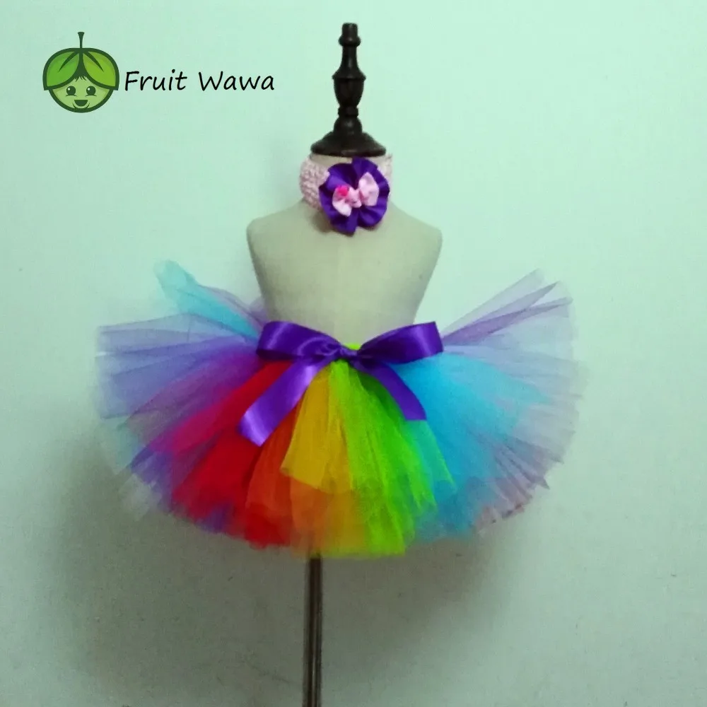 

Unicorn Tutu Skirt Ball Gown Rainbow Tutu Girl Ballet Skirt Dance Party Costume Clothing Baby Birthday Tutu