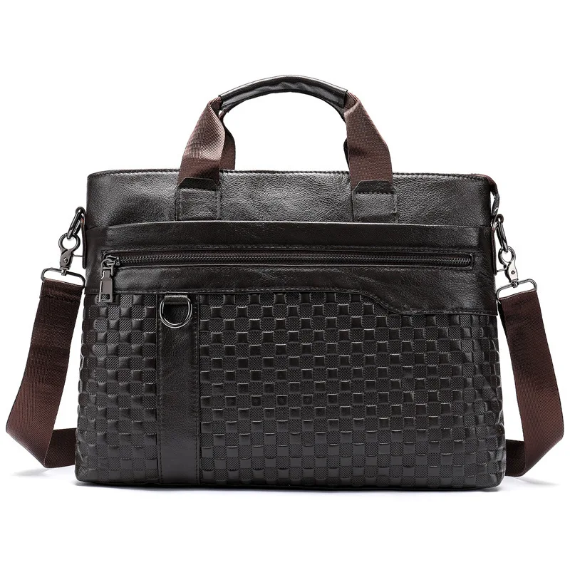 Для мужчин сумка 15 ''ноутбук бизнес кожа сумки для Docu ts 1203 пояса из натуральной кожи мужчин's портфель, плечевая сумка
