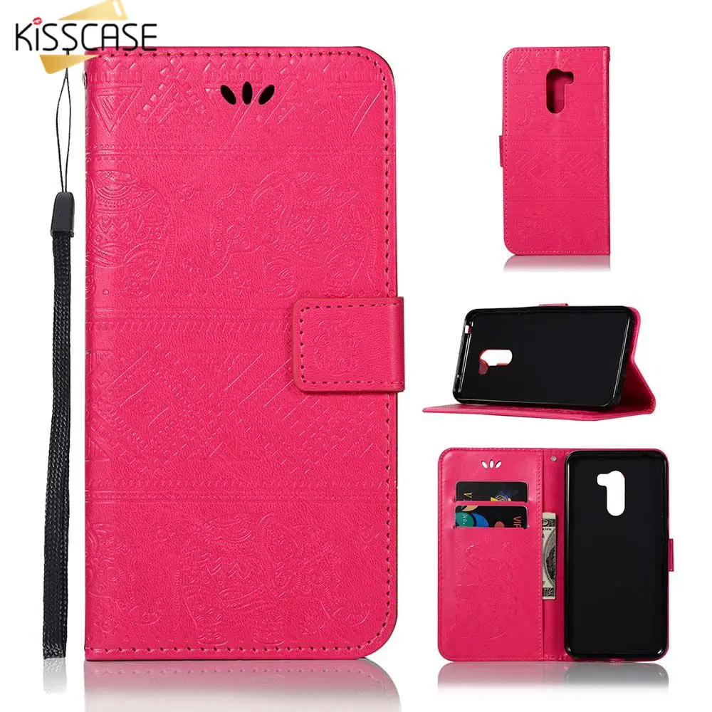 KISSCASE luxury Leather Case For iPhone 6S 6 7 8 Plus XS Max Book Flip Design Wallet Soft Cover XR X |
