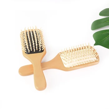 

Handmade Natural Wooden Massage Combs Brand Head Scalp Straight Curly Hair Vent Brush Comb Brand Dropshipping