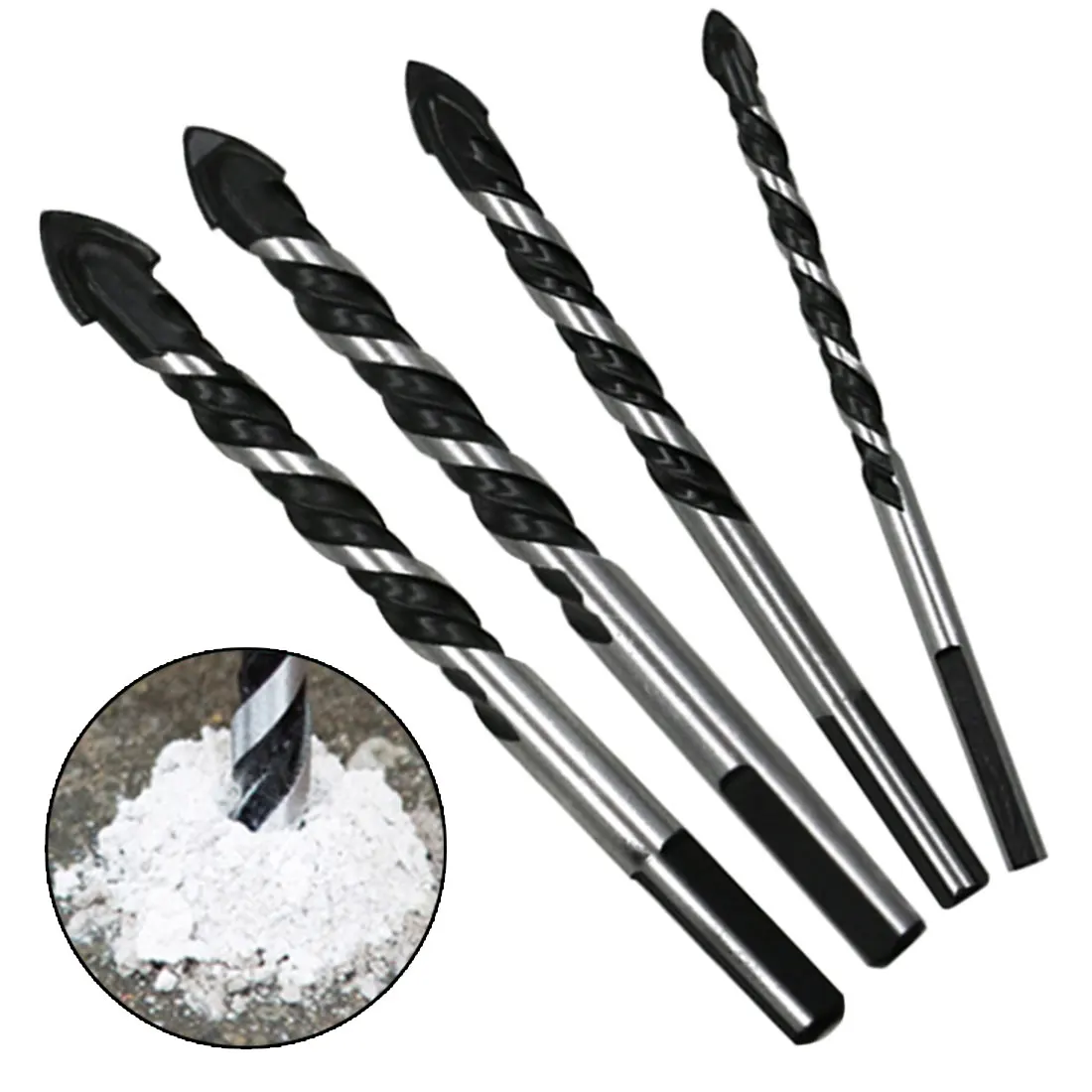 3mm-12mm Round Handle Marble//Ceramic Tile//Glass Twist Drill Bits Tool