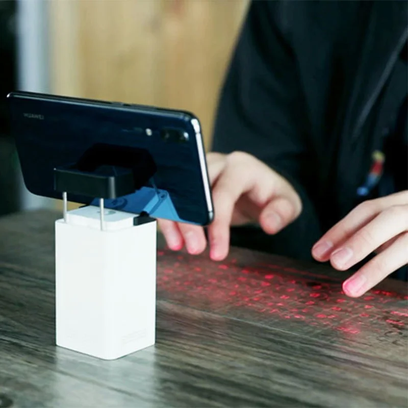 2019 New Smart Desktop Cell Phone holder5 in 1 Mini Phone Stand with KeyboardmouseMobile PowerConnect to Computer functions