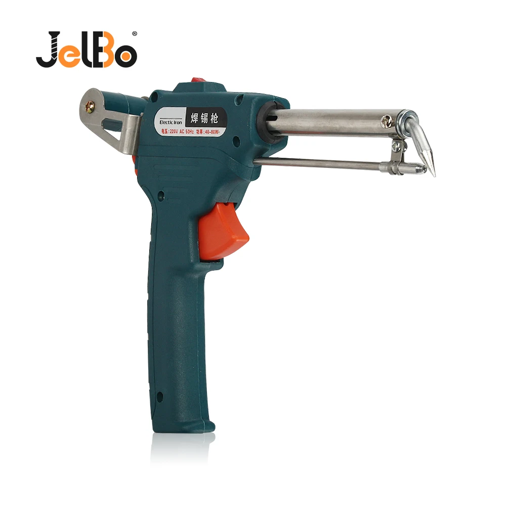 

JelBo 60W Portable Electric Soldering Iron Quick Heating Soldering Tools Welding Gun Sent Tin Soldering Iron Repair Hand Tool