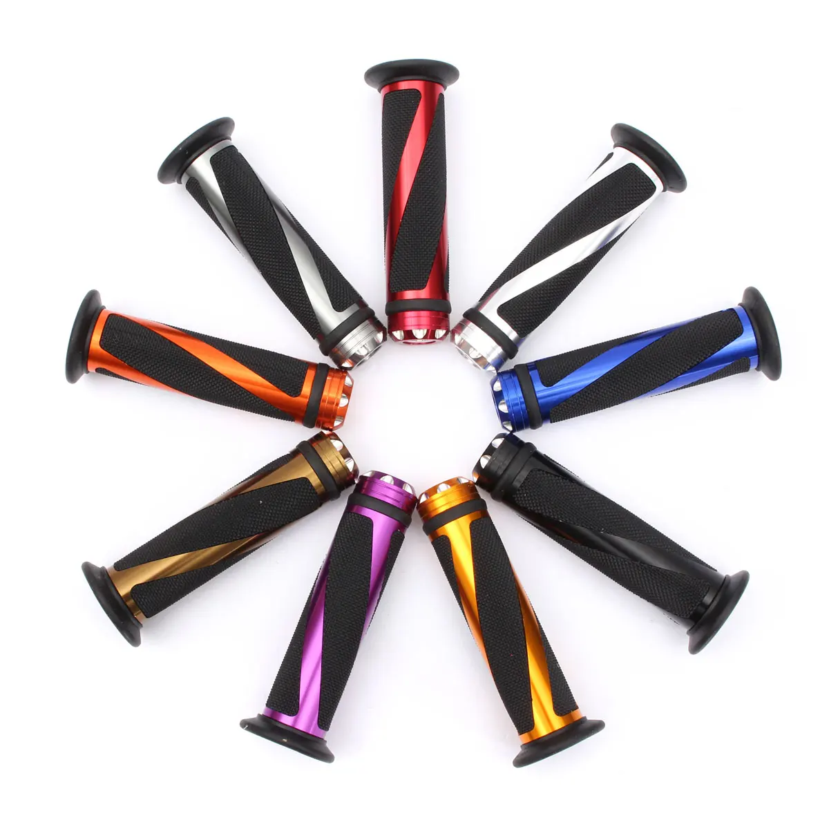 CNC Aluminum 7/8 Motorcycle Handle Grips Racing Handlebar Grip Moto