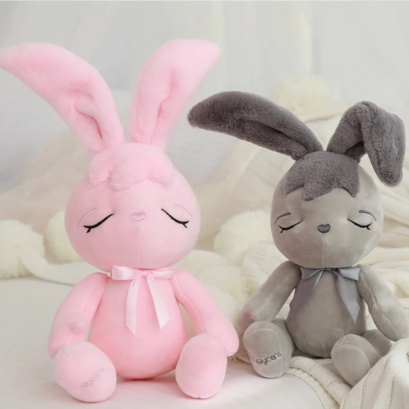 Alta calidad de conejo de Peluche juguetes Alice conejo bebé suave comodidad para dormir apaciguar niños muñecas Peluche muñeca de regalo