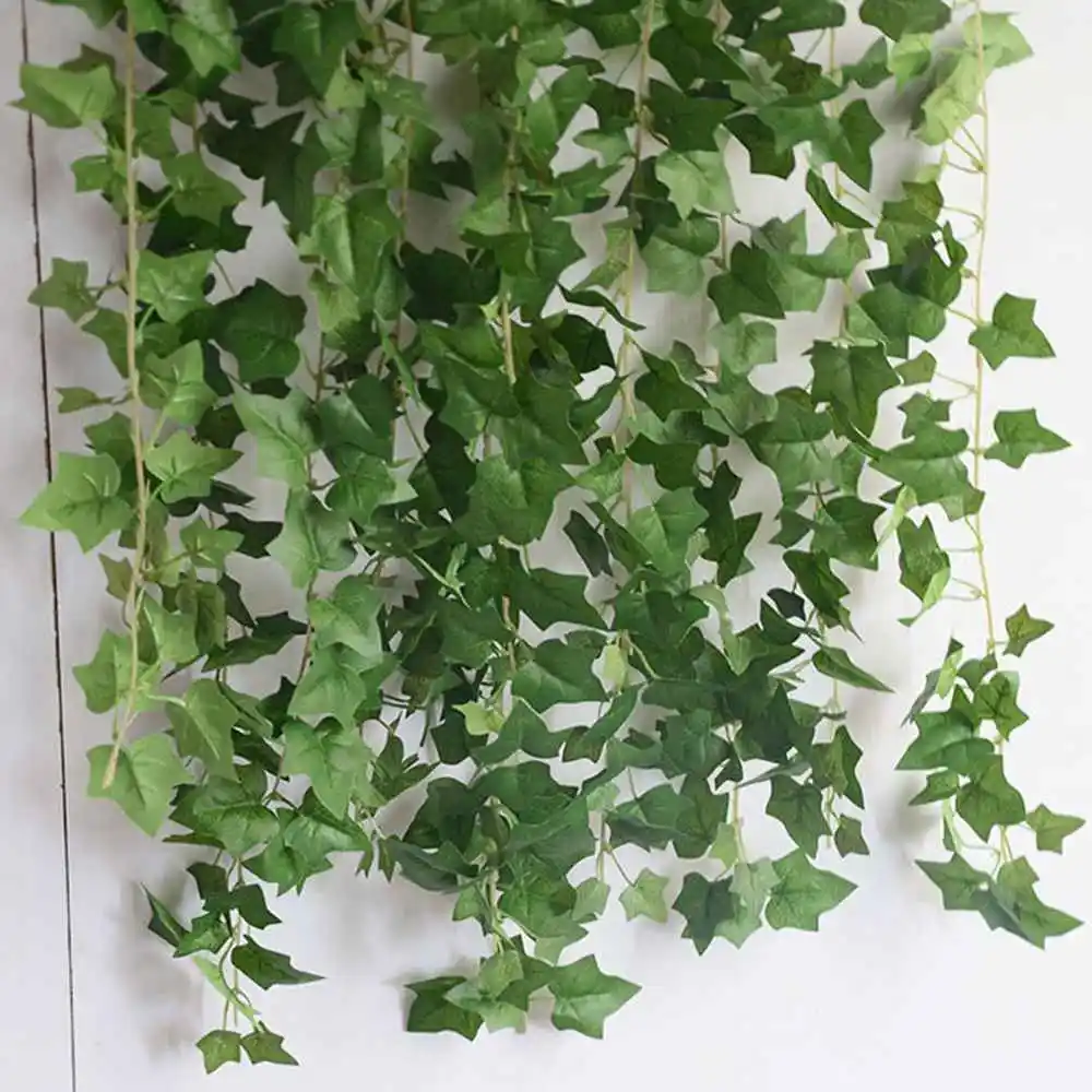 

1PC Lizard Habitat 2M Artificial Scindapsus Aureus Vine Reptiles Simulation Design Terrarium Decor High Quality