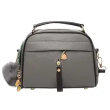 Женская сумка-мессенджер из искусственной кожи через плечо, сумка на плечо с листом, сумки на ремне, женские вечерние сумки с шариками, bolsa feminina