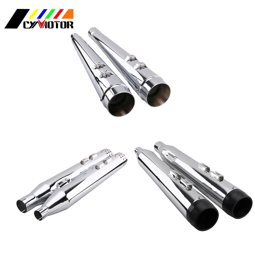 Motorcycle Exhaust Pipe System Escape For Harley 2017-2019 Touring Bagger Models Dresser King Electra Street Road Glide Motorcycle Exhaust Pipe System Escape For Harley 2017-2019 Touring Bagger Models Dresser King Electra Street Road Glide