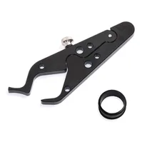 Универсальный мотоцикл замок дроссельной заслонки круиз контрольный зажим алюминий CNC черный круиз контроль помощь резиновое кольцо