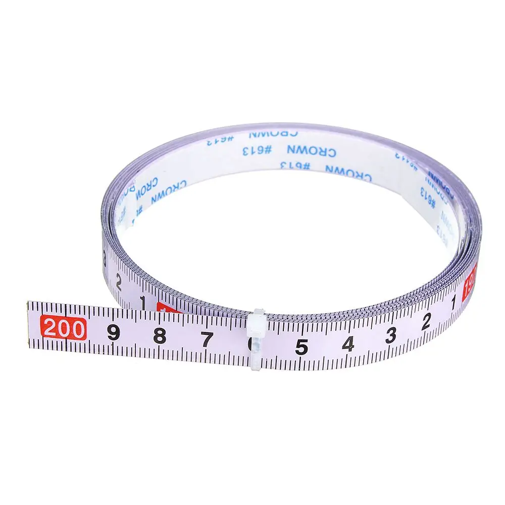 Metric Miter Track Tape Measure Steel Self Adhesive Scale Ruler 5M Router Table 