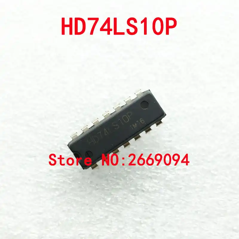 10PCS HD74LS10P DIP14 HD74LS10 DIP SN74LS10N 74LS10 New and Original IC
