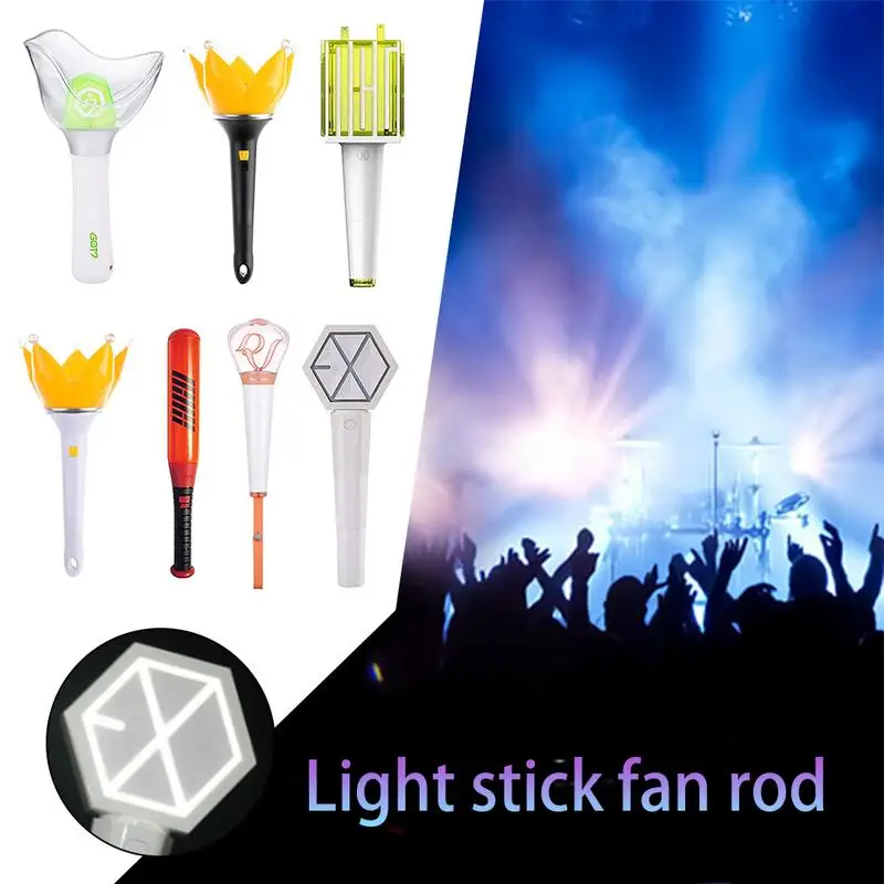 

2019 New BlackPink Hand Fan Rod Star Aid Lamp Concert Glow Lamp Lightstick Fans Gift Luminous Toys