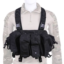 Высокое качество Открытый тактический АК нагрудная Установка открытый охотничий жилет для страйкбола военный подсумок фитнес взрослый боевой