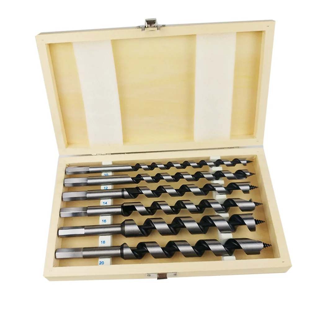 

6PCS THORSMAN AUGER BIT HEXAGON SHANK 230MM FOR DRILLING WOOD AND TIMBER