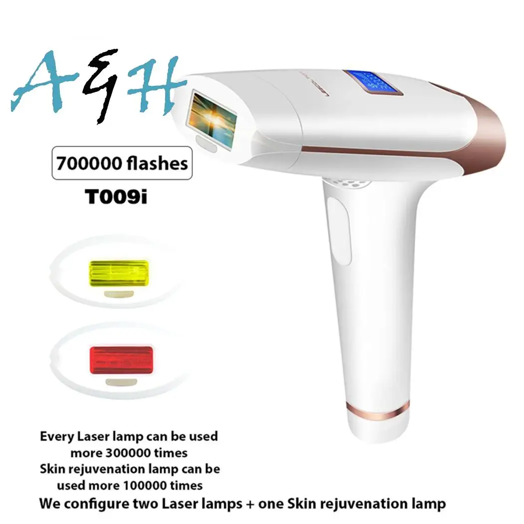 

Home Electric LCD Painless Laser Hair AC Removal White 100~240V 4.2 Square Centimeters Machine Whole Body