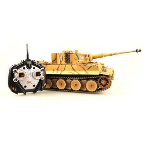 Trumpeter 00808 1/16 2 4G RC Tiger I Desert Battle Tank модель электрического бронированного танка с