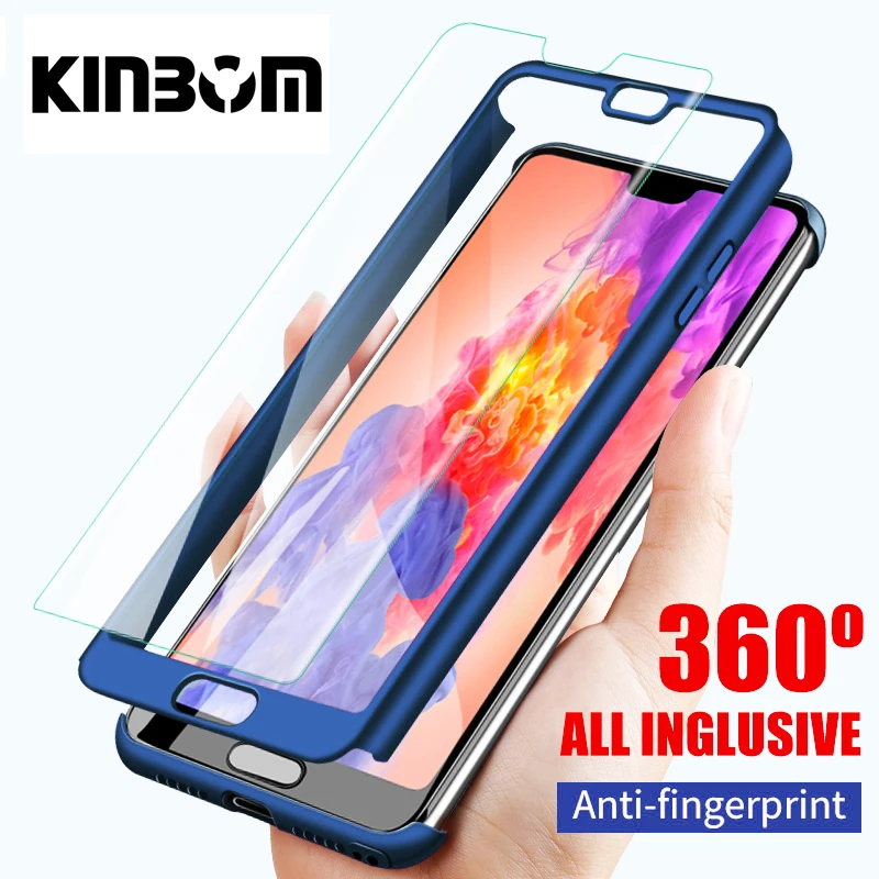 KINBOM For Huawei P20pro Nova 2s 3 4 360 Full Protection Phone Case Honor 9i 10 V9 V10 Mate 20 Armor Cover Lite |