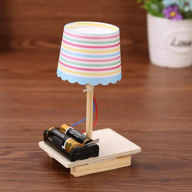 LED блок фар игрушки DIY бумажный стаканчик лампа игрушка без переключателя пластик