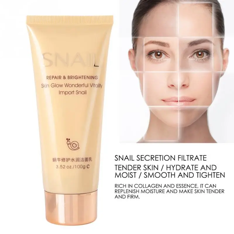 Snail Repair Moist Facial Cleanser Deep Cleansing Moisturizing