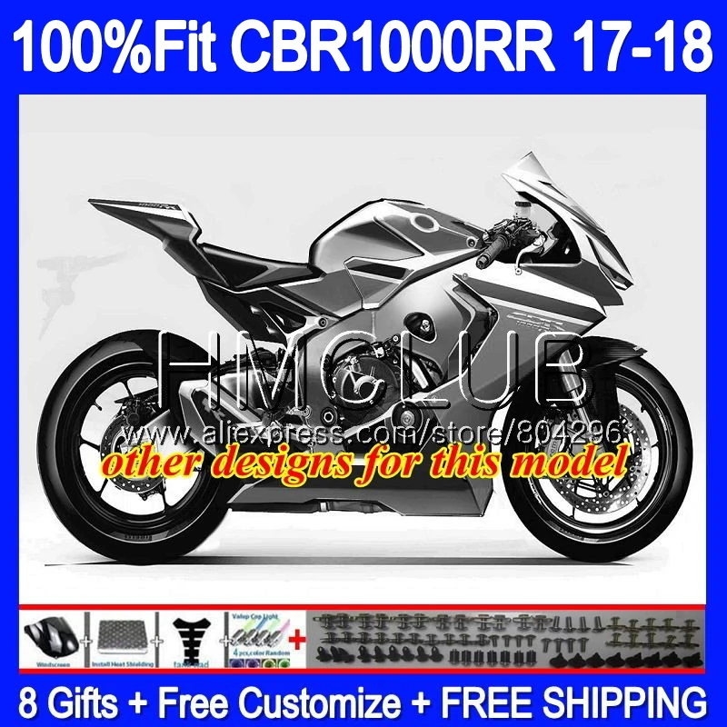 Впрыска Repsol белый корпус + бак для HONDA CBR 1000 CBR1000RR 17 18 115HM.9 CBR1000 RR 1000RR 2017 2018