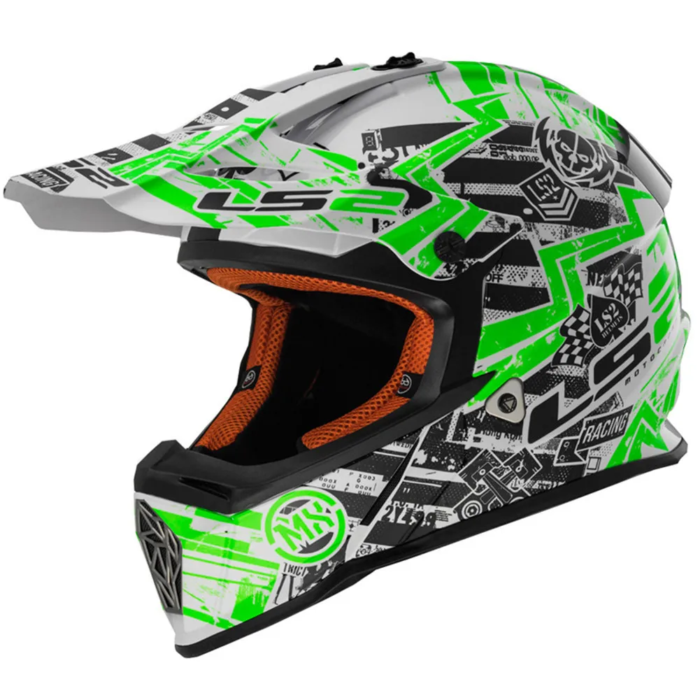 LS2 быстро MX437 глюк мотокросс шлем MX MTB горные мужские женские детские шлемы Размер