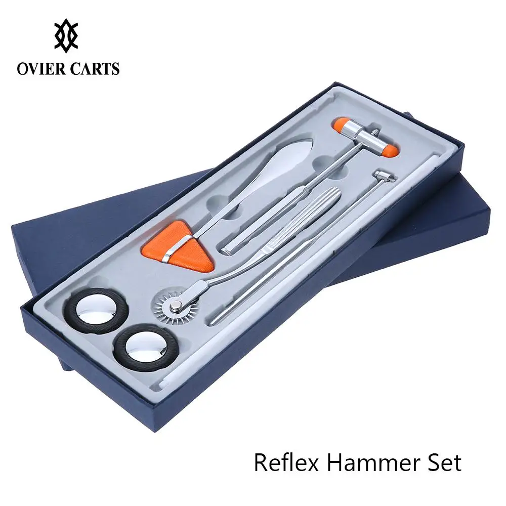 5Pcs Multifunctional Percussor Diagnostic Reflex Percussion Hammer Set