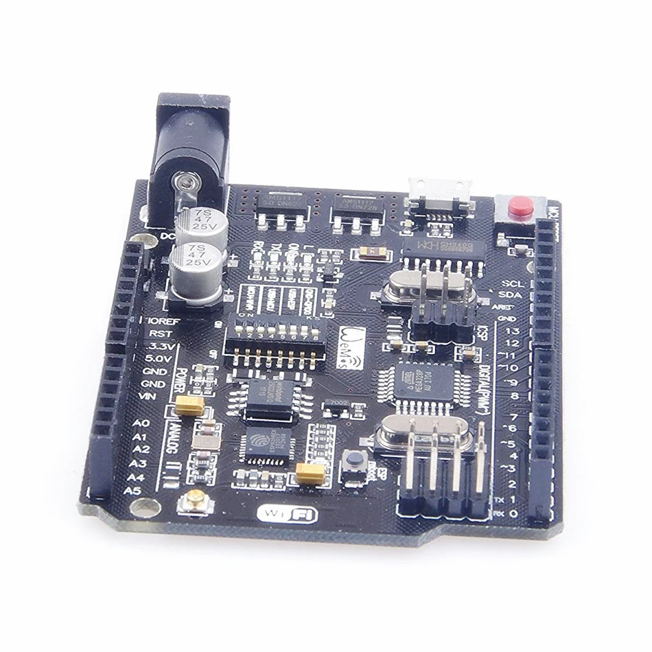 UNO + Wi Fi R3 ATmega328P ESP8266 32Мб оперативной памяти USB TTL CH340G совместимый для Arduino Uno NodeMCU WeMos