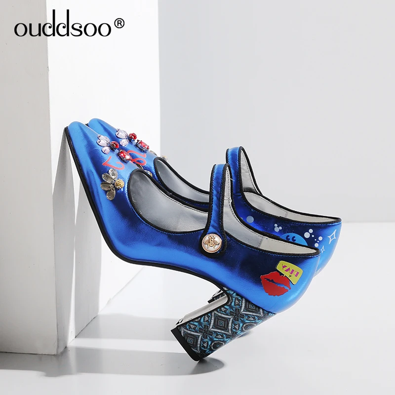 Las Sacar 42 Alto Boda Labial Ods Plata Zapatos Colorido Nuevo silver 2019 Para Dulce Bombas 43 De Bastante Blue Azul Seda Tacón Punta Mujeres Lápiz ZwI1qxaw
