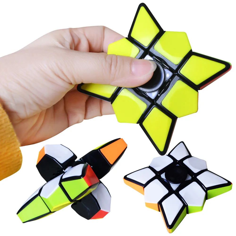 

1x3x3 Magic Finger Puzzle Cube Spinner Cube Toys for Children Beginner Hand Spinner Intelligence Relieve Stress Toys Puzzle