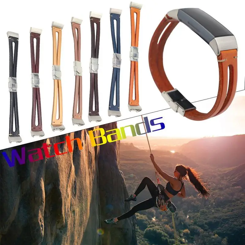 

New Replacement Genuine Leather Wristband Strap Watch Strap For Fitbit Charge 3 Fitbit Charge3 Bracelet Smart Accessories