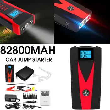 

82800mAh Car Jump Starter Power Bank Jumpstarter Auto Buster Emergency Starting Booster Device Battery Cars Charger Jump Start