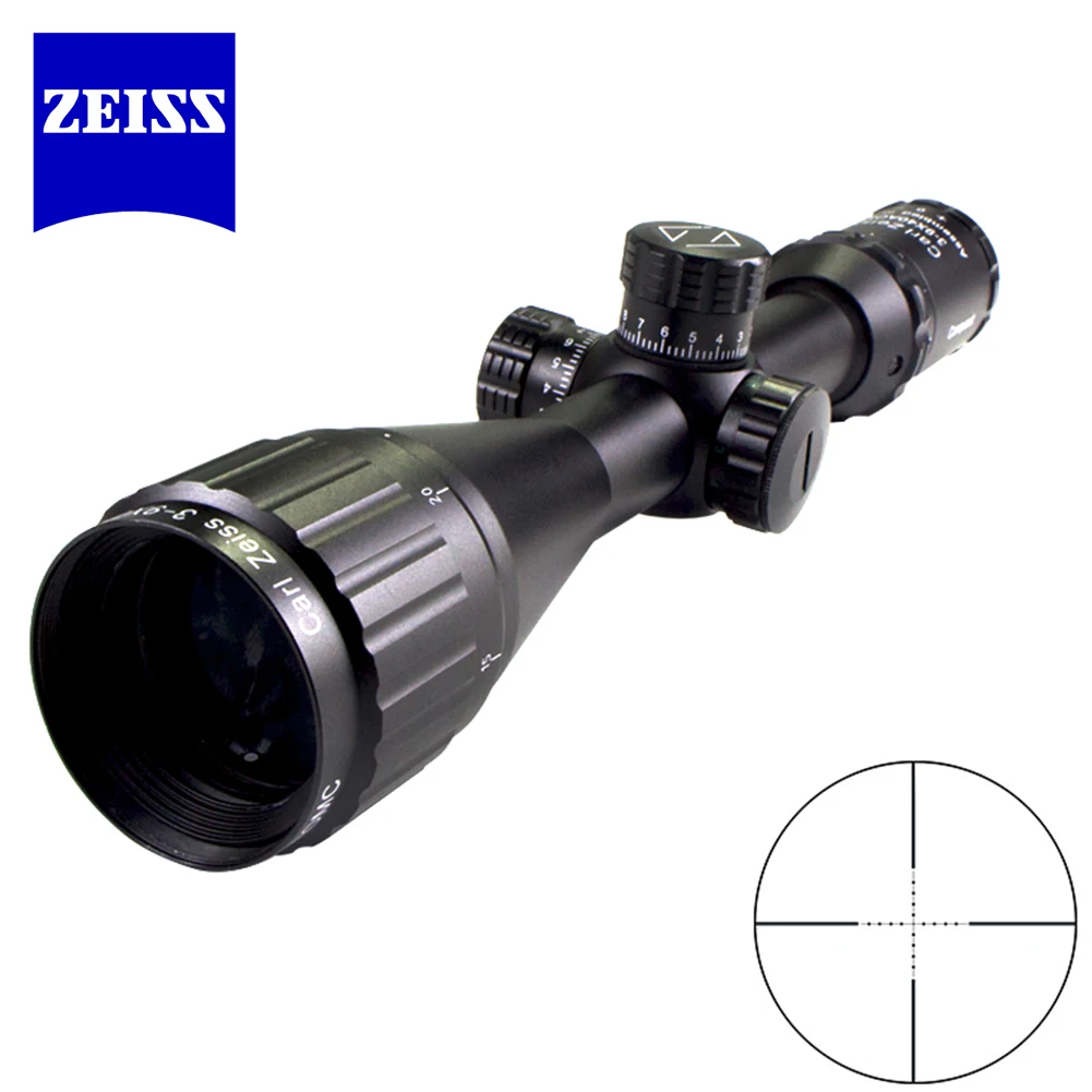 CARL ZEISS 3 9X40 тактический оптический прицел Mil точка светящаяся сетка для охоты