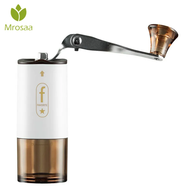 

Mini Manual Ceramic Coffee Grinder Adjustable Washable Ceramic core Stainless Steel Home Kitchen Mini Manual Hand Coffee Grinder